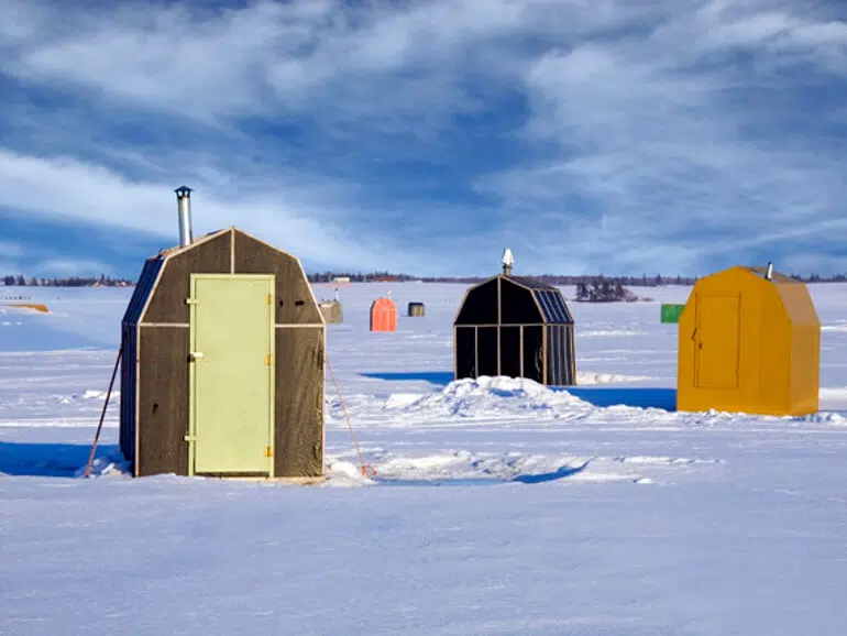 Exploring Cooks Bay Ice Fishing
